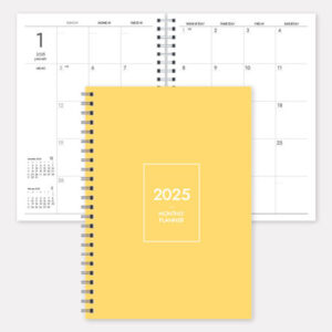 다이어리 주문제작 2025 월간플래너 노트 25절 A5 판촉물 대표이미지